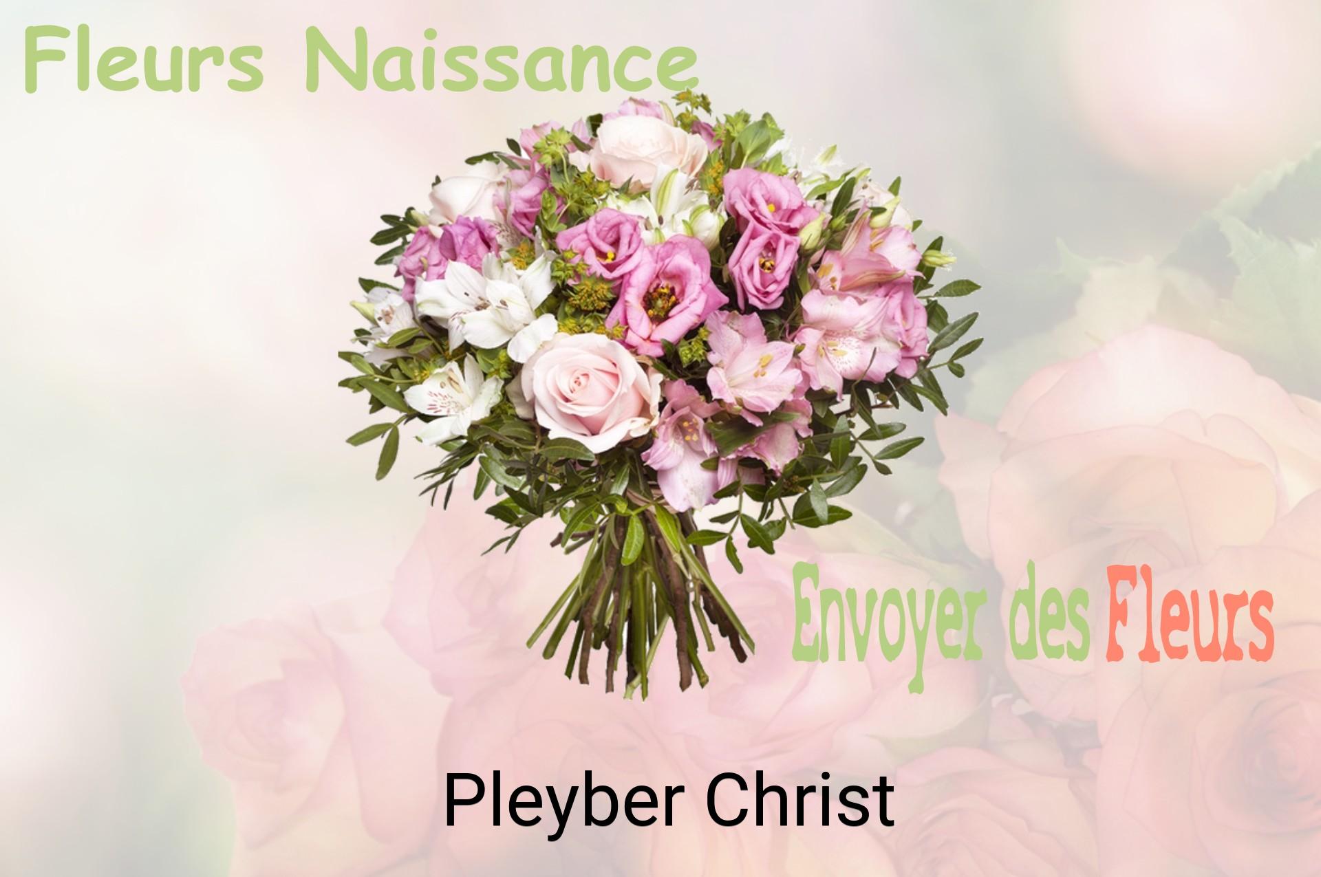 Bouquet de fleurs de naissance livré à Pleyber-Christ